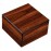 High Gloss Walnut Folding Ashtray Set w/ Accessories