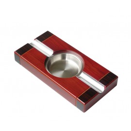 2 Cigar High Gloss Two-Tone Cherry Ashtray