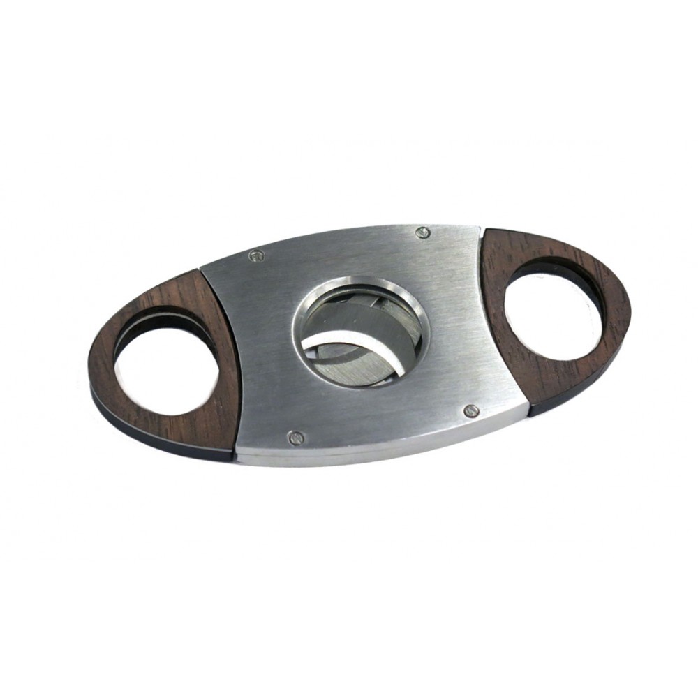 Stainless & Wood Turbine Cigar Cutter