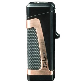 Hurricane II Triple Flame Torch Lighter - Copper & Black