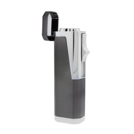 Gray Typhoon Triple Flame Torch Lighter