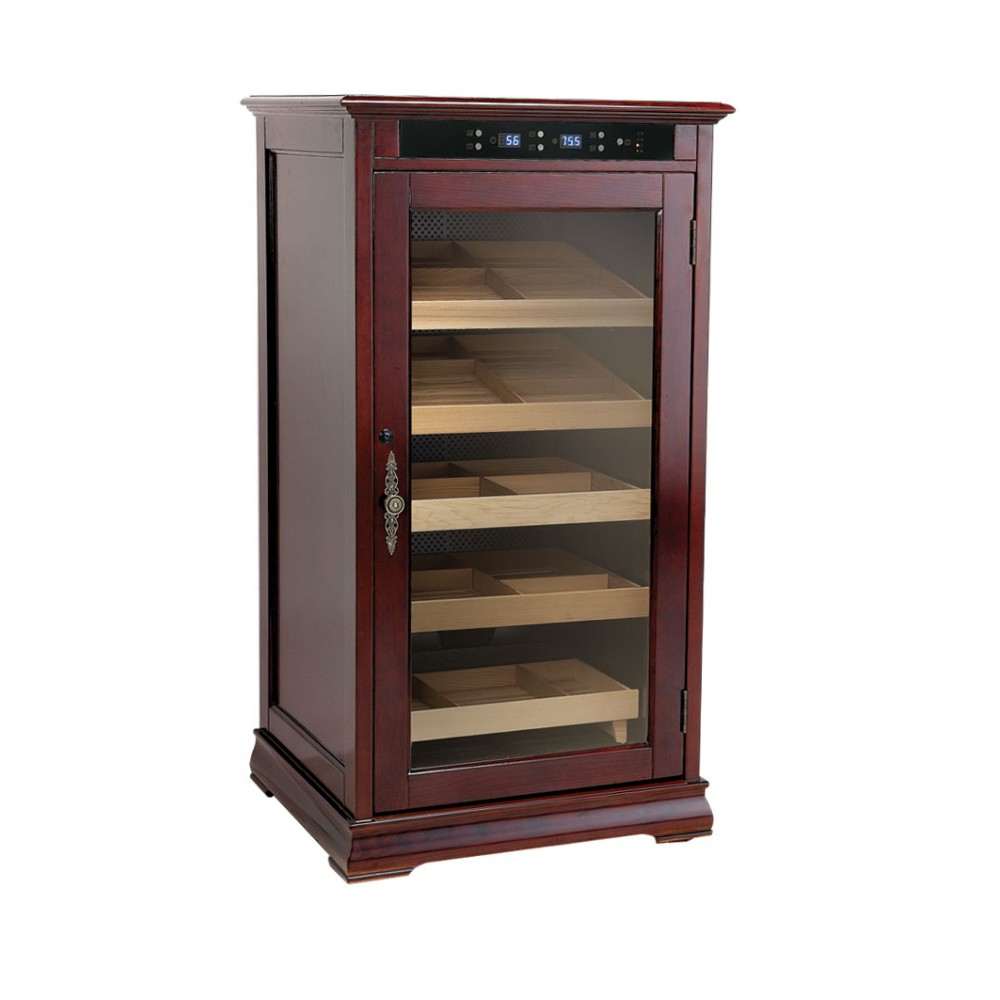 Redford Electric Humidor Cabinet - Dark Cherry