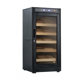 Redford Lite Electric Humidor Cabinet - Black Oak