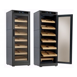 Remington Lite Electric Humidor Cabinet - Black Oak