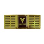 Polished Gold Humidifier 6-1/2" x 2-1/2" Rectangle