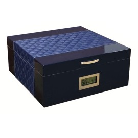 Hampton 200 Ct. Lacquer Blue Humidor