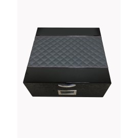 Hampton 200 Ct. Lacquer Black Humidor