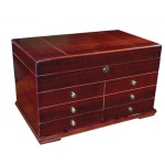 Landmark 300 Ct. High Gloss Lacquer Cherry Humidor