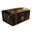 Montgomery Arch Top Lacquer Studded Cigar Chest Humidor