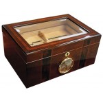 Ambassador 100 Count Beveled Glass Top Humidor