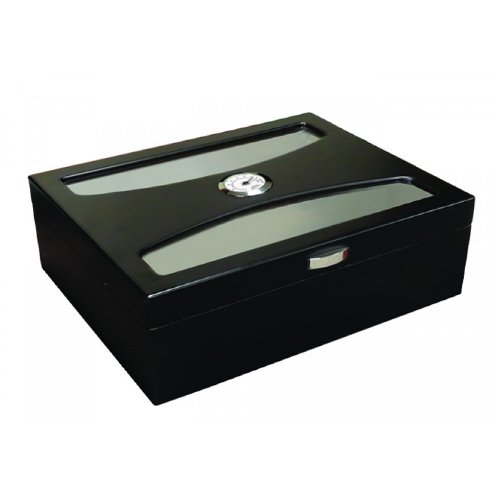 Delano 100 Ct. Black Humidor