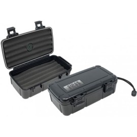 Cigar Safe 10 Ct. Black Plastic Travel Humidor