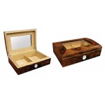 Addison 40 Ct Walnut Burl Gloss Finish Humidor