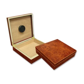 Chateau 20 Count Burl Cigar Humidor