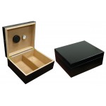 Chalet 25-50 Count Black Humidor