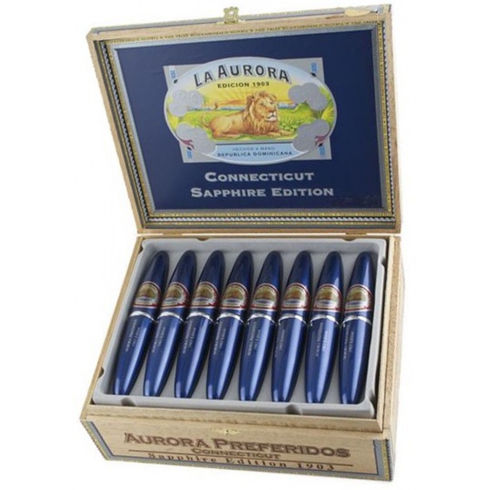 La Aurora Preferidos Doble Figurado Sapphire Tube Cigars