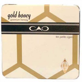 Cao Flavors Gold Honey Cigarillo 10 Tins of 10