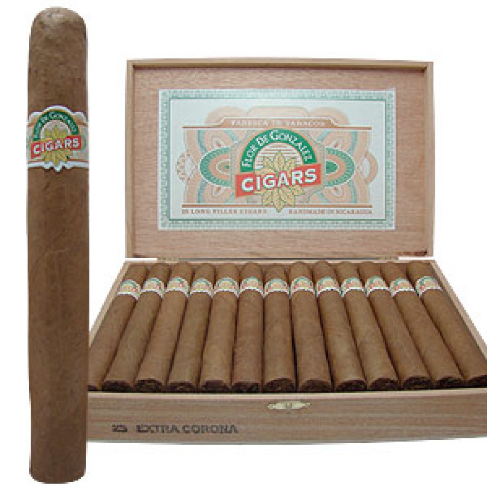 Flor De Gonzalez Green Label Extra Corona Natural